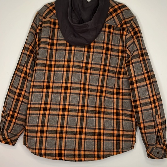 Men's flannel shirt jacket - Picture 2 of 3